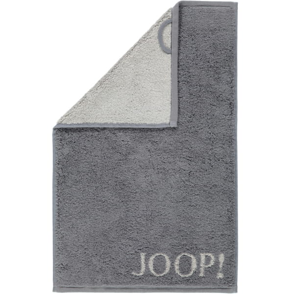 JOOP! Classic - Doubleface 1600 - Farbe: Anthrazit - 77 - Gästetuch 30x50 cm
