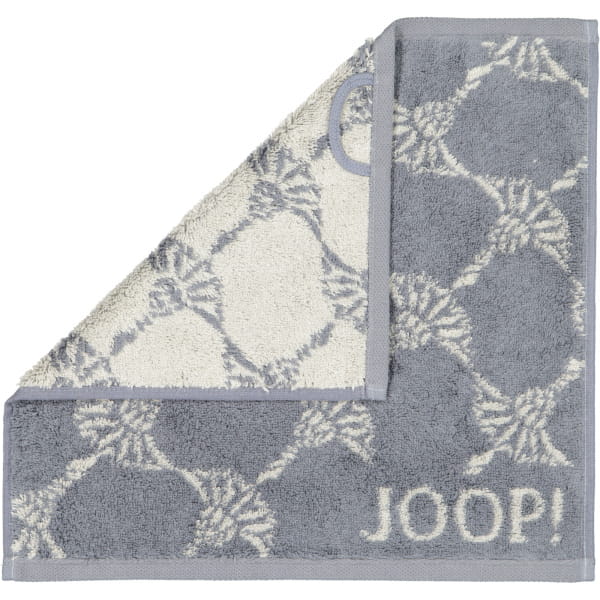 JOOP! Cornflower 1611 - Farbe: Anthrazit - 77 - Seiflappen 30x30 cm