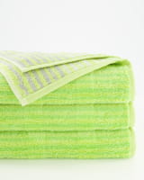 Cawö - Noblesse Cashmere Streifen 1056 - Farbe: kiwi - 45 - Handtuch 50x100 cm