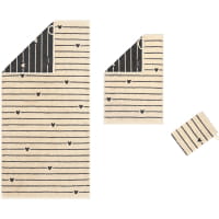 Cawö Handtücher Heart Beats Lines & Hearts 6276 - Farbe: basalt - 37 Cawö Handtücher Heart Beats Lines & Hearts 6276 - Farbe: basalt - 37