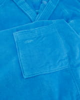 Vossen Bademäntel unisex Kurzmantel mit Kapuze Texas - Farbe: turquoise - 5570