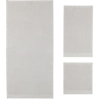 Rhomtuft - Handtücher Baronesse - Farbe: perlgrau - 11 Seiflappen 30x30 cm