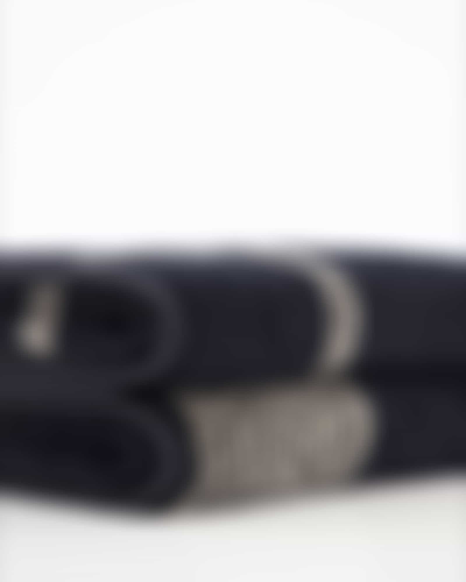 Cawö Handtücher Luxury Home Two-Tone Grafik 604 - Farbe: schwarz - 93 - Handtuch 50x100 cm