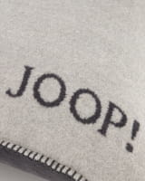 JOOP! Kissenhülle Uni-Doubleface - Größe: 50x50 cm - Farbe: Ash-Anthrazit