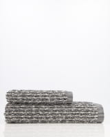 Möve Handtücher Brooklyn Pinstripe - Farbe: nature/black - 081 - Handtuch 50x100 cm