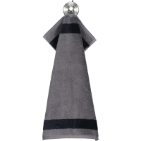 Villeroy &amp; Boch Handtücher Luxury Double 2560 - Farbe: graphite - 79 - Gästetuch 30x50 cm