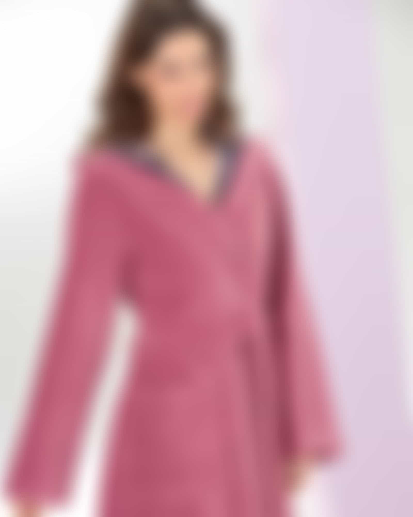Cawö Home Bademäntel Damen Kapuze Doubleface 830 - Farbe: beere - 21 Detailbild 1