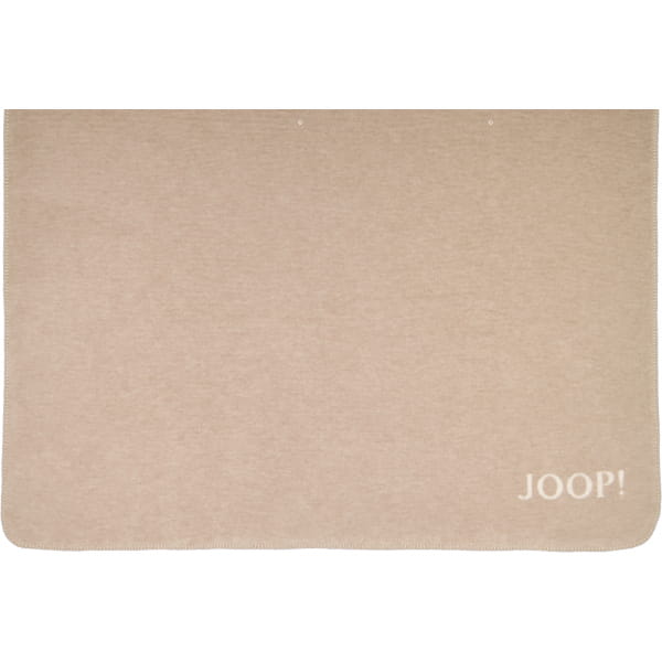 JOOP! Wohndecke Melange-Doubleface - Größe: 150x200 cm - Farbe: Sand-Natur