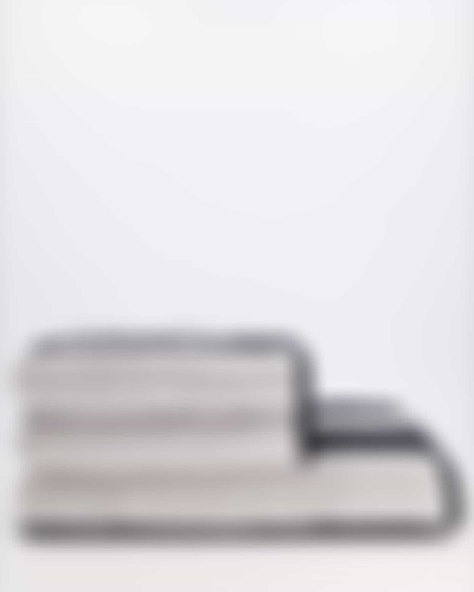 Cawö Zoom Blockstreifen 120 - Farbe: schwarz - 97 - Handtuch 50x100 cm