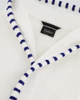 Cawö Home Bademäntel Damen Kapuze Breton 848 - Farbe: weiß - 600