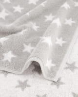 Cawö Handtücher NEW STARS Sterne klein 6261 - Farbe: platin/weiß - 76 - Duschtuch 70x140 cm