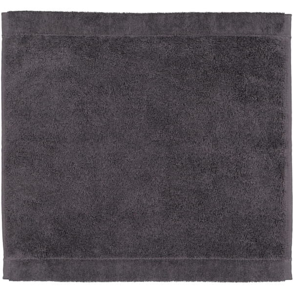 Cawö Handtücher Life Style Uni 7007 - Farbe: basalt - 740 - Seiflappen 30x30 cm