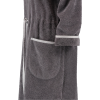Cawö Damen Bademantel 4103 Kimono - Farbe: anthrazit - 774