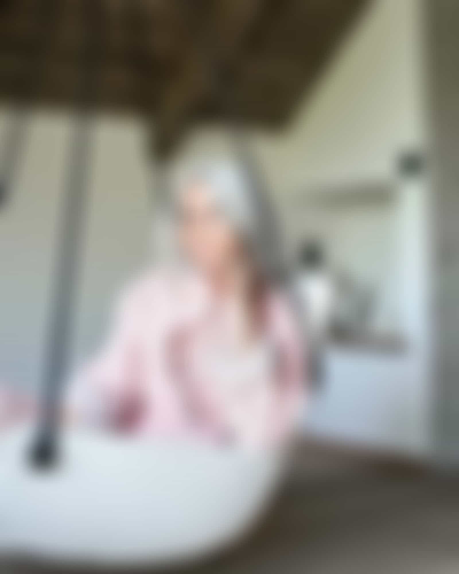 Vossen Bademäntel Damen Stehkragen Andorra - Farbe: pearl skin/ivory - 0001 Detailbild 1
