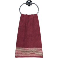 Cawö Handtücher Luxury Home Two-Tone 590 - Farbe: bordeaux - 23 - Waschhandschuh 16x22 cm