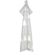 Cawö Handtücher Christmas Edition Tannenbäume 794 - Farbe: platin - 76 - Handtuch 50x100 cm