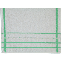 Vossen Quadrati - Farbe: weiß/spring - 060 Seiflappen 30x30 cm