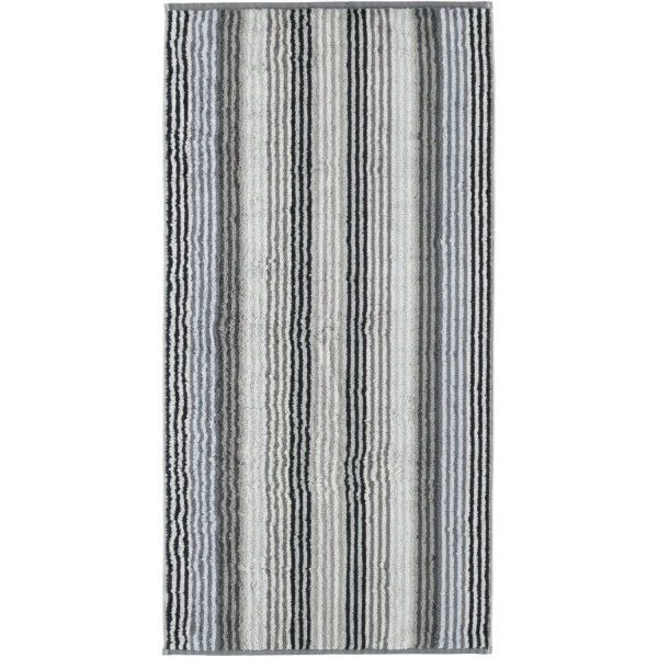 Cawö - Unique Streifen 944 - Farbe: anthrazit - 77 - Handtuch 50x100 cm