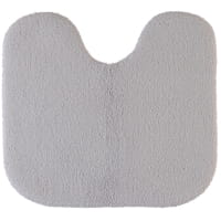 Rhomtuft - Badteppiche Aspect - Farbe: perlgrau - 11 - Toilettenvorlage mit Ausschnitt 55x60 cm
