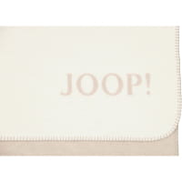 JOOP! Wohndecke Uni-Doubleface - Größe: 150x200 cm - Farbe: Ecru-Feder