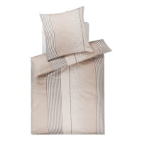 JOOP! Bettwäsche Leo 4112 - Farbe: Cream - 07 - 80x80 cm - 155x220 cm