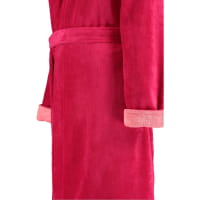 Esprit Damen Bademantel Cosy Kapuze - Farbe: raspberry - 001