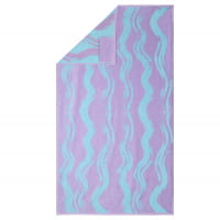 Vossen Strandtücher Coast Lines - Farbe: lavender touch - 0002 - 100x180 cm