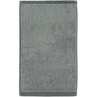 Marc o Polo Timeless Tone Stripe - Farbe: anthrazite/silver Handtuch 50x100 cm