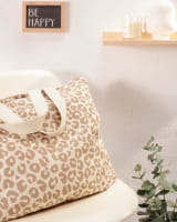 Cawö Home Beachbags LEO 55703 - Farbe: natur - 33 - 40x55 cm