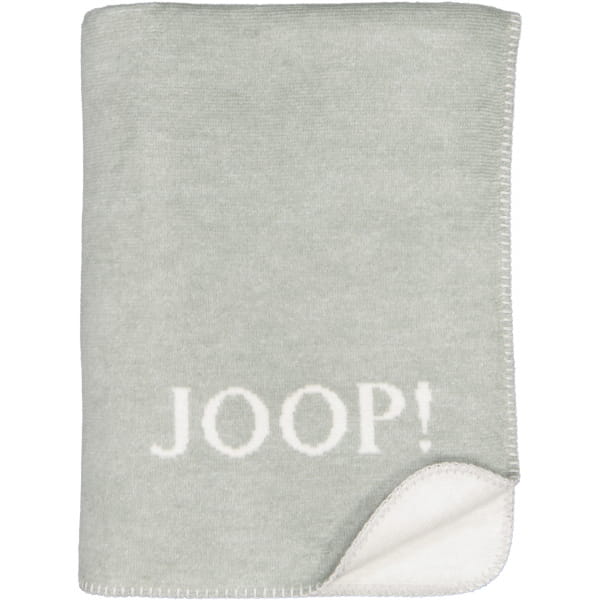 JOOP! Wohndecke Melange-Doubleface - Größe: 150x200 cm - Farbe: Jade-Natur günstig online kaufen