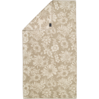 Cawö Handtücher Luxury Home Two-Tone Edition Floral 638 - Farbe: sand - 33 Handtuch 50x100 cm