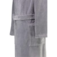 Cawö Home Herren Bademantel Kimono 800 - Farbe: graphit - 73 - M