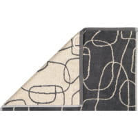 Cawö Handtücher Gallery Outline 6209 - Farbe: granit - 73 - Handtuch 50x100 cm
