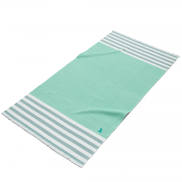 Möve Strandtücher Summer Daylight - Farbe: grass/emerald - 061 - 90x180 cm