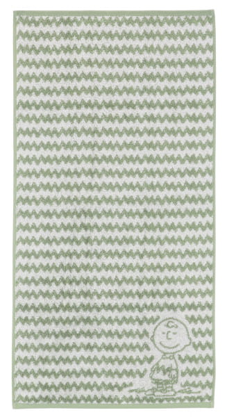 Vossen Handtücher Peanuts Charlie Brown - Farbe: eucalyptus - 5285
