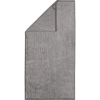 Cawö Handtücher Two-Tone Stripes 480 - Farbe: basalt - 73