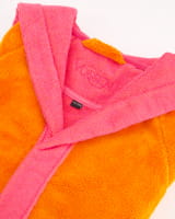 Vossen Bademäntel Kinder Kapuze Bixie - Farbe: electric orange/prim rose - 0006