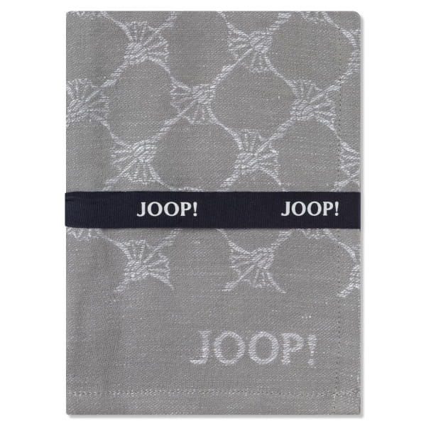 JOOP! Geschirrtücher Cuisine Cornflower Classic 1700 - Farbe: Platin - 76 - 50x70 cm