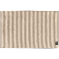Cawö Badematten Two-Tone Stripes 480 - Farbe: graphit - 70 - 50x80 cm