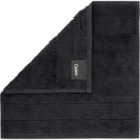 Cawö Handtücher Noblesse2 Uni 1002 - Farbe: schwarz - 906 - Seiflappen 30x30 cm