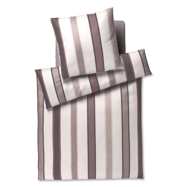 JOOP! Bettwäsche Banks 4124 - Farbe: Stone - 7 - 80x80 cm - 155x220 cm