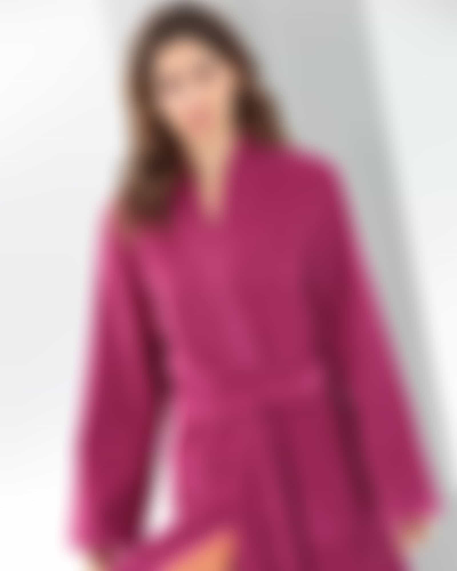 Cawö Home Bademäntel Damen Kimono Kimono 844 - Farbe: pink-orange - 23 Detailbild 3