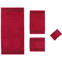Vossen Cult de Luxe - Farbe: 390 - rubin - Seiflappen 30x30 cm