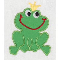 Smithy Froschkönig - Kinderhandtuch 50 x 100 cm - Farbe: weiß (1403036)