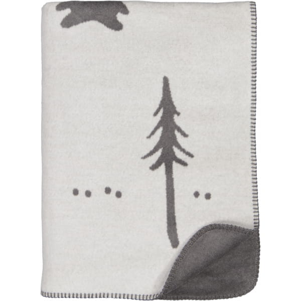 Cawö Wohndecken WINTER EDITION Tannen 62730 - Farbe: stein/anthrazit - 70 - 150x200 cm