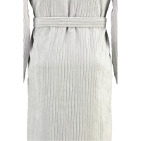 Marc o Polo Bademantel Kimono Velour Stripe - Farbe: Silver XL