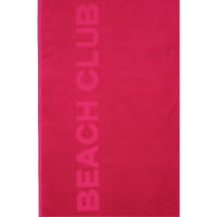Vossen Strandtuch Beach Club - 100x180 cm - Farbe: cranberry - 377 (115844)