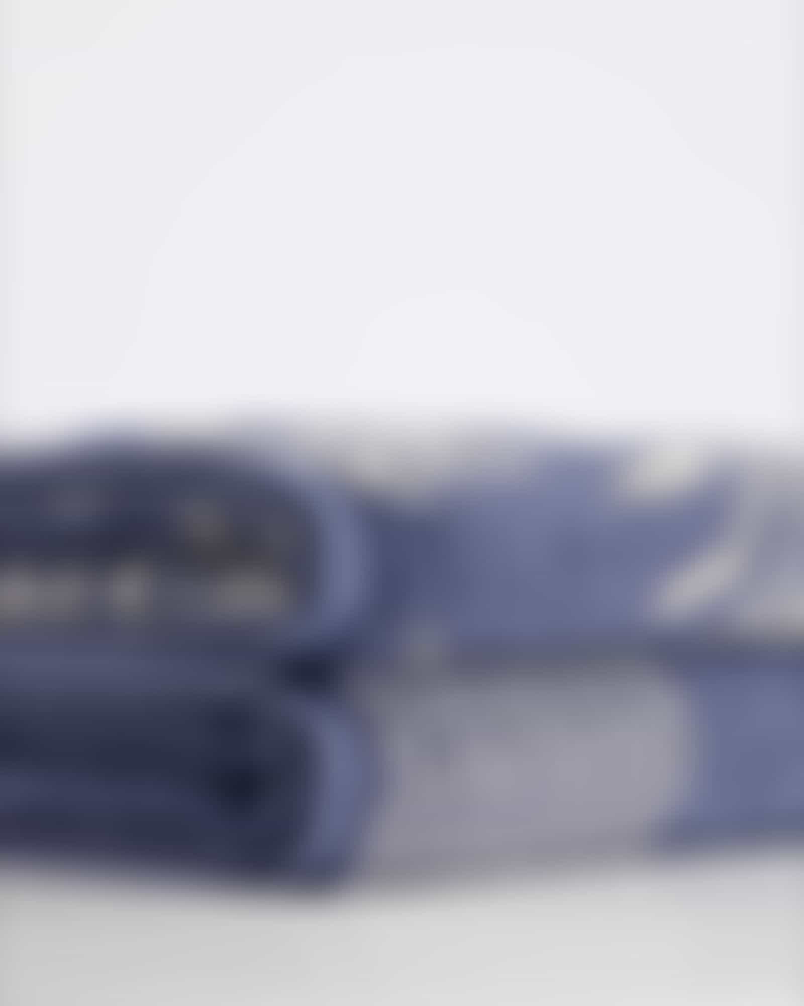 Cawö Handtücher Luxury Home Two-Tone Edition Floral 638 - Farbe: nachtblau - 10 - Handtuch 50x100 cm