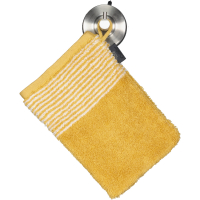 Cawö Handtücher Luxury Home Two-Tone 590 - Farbe: gold - 53 - Waschhandschuh 16x22 cm