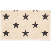 Cawö Handtücher NEW STARS Sterne groß 6260 - Farbe: beige/basalt - 37 - Duschtuch 70x140 cm